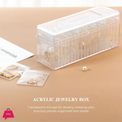 20 Pouch Portable Acrylic Jewelry Box Organizer