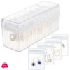 20 Pouch Portable Acrylic Jewelry Box Organizer