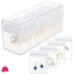20 Pouch Portable Acrylic Jewelry Box Organizer
