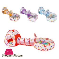 3 in 1 Kids Pop up Play Tent Crawl Tunnel Set Ball Pit Tent Playhouse Indoor Outdoor Toys