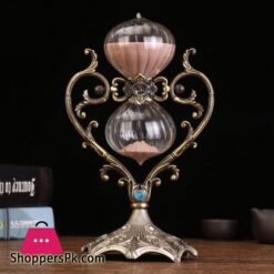 30 Min Metal Retro Hourglass Home Desktop Decor Sand Clock