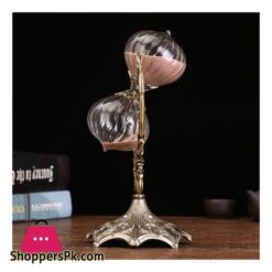 30 Min Metal Retro Hourglass Home Desktop Decor Sand Clock