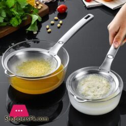 304 Stainless Steel Strainer Filter Spoon For Soy Milk Juice Oil Skimmer Flour Colander Sieve Fried Food Net Kitchen Gad
