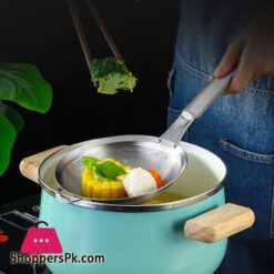 304 Stainless Steel Strainer Filter Spoon For Soy Milk Juice Oil Skimmer Flour Colander Sieve Fried Food Net Kitchen Gad