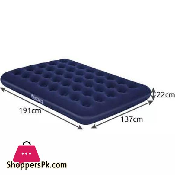 Bestway - Inflatable Mattress With Manual Pump (75&Quot;X54&Quot;X8.75&Quot;) (67002) 3 Bestway Inflatable Mattress With Manual Pump 75X54X875 67002