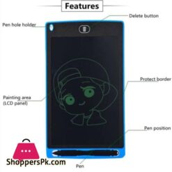 Colorful Kids 12 Lcd Writing Tablet For Easy Drawing Writing By Mmt