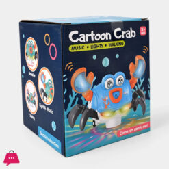 Electric Crab Toy With Music, Light &Amp; Walking