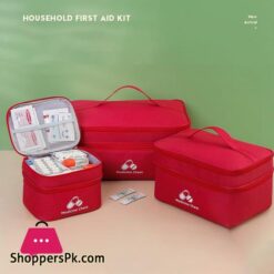 First Aid Kit Bag Medicine Box Double-Layer Medicine Sorting Bag