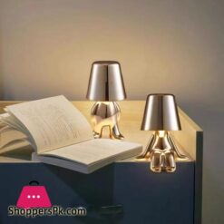 Italy Little Golden Man Night Light Thinkers Lamp Art Decor Lamp