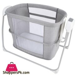 Mastela Deluxe 4 In 1 Bassinet Cradle Swing Bedside Sleeper For Birth To 36 Month Kids Grey