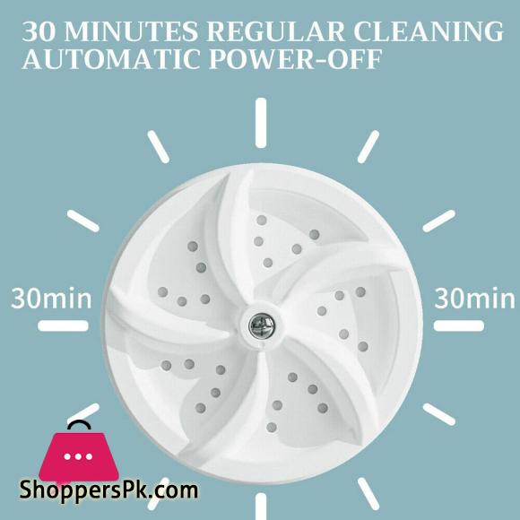 Mini Portable Ultrasonic Turbine Washing Machine Spin Laundry Washer 6 Mini Portable Ultrasonic Turbine Washing Machine Spin Laundry Washer