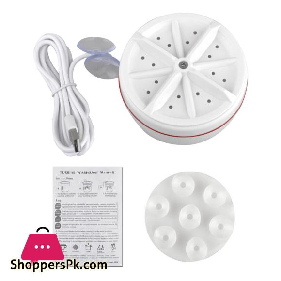 Mini Portable Ultrasonic Turbine Washing Machine Spin Laundry Washer 8 Mini Portable Ultrasonic Turbine Washing Machine Spin Laundry Washer