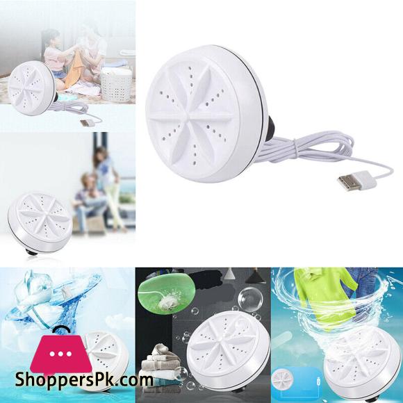 Mini Portable Ultrasonic Turbine Washing Machine Spin Laundry Washer 9 Mini Portable Ultrasonic Turbine Washing Machine Spin Laundry Washer
