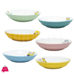 Minions Ceramic Deep Plate 6 Pcs box