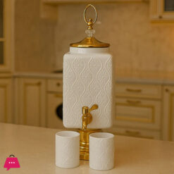 New Glassware 7 Pcs Set 1Pc Dispenser 6Pc Glass