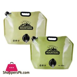 Outdoor Collapsible Water Storage Bag With Faucet Valve Plastic Water Bag 8-Liter 9 Outdoor Collapsible Water Storage Bag With Faucet Valve Plastic Water Bag 8-Liter