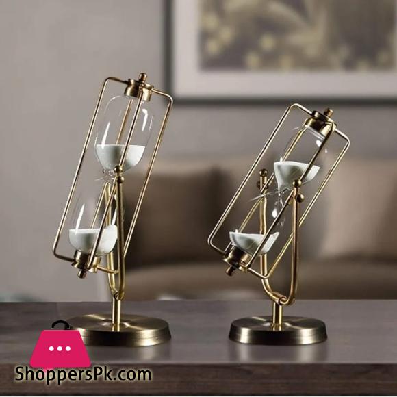 Rotating Metal Glass Timer Ornament 15-20 Minutes Time Approximately 5 Rotating Metal Glass Timer Ornament
