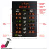 Salah Time Clock Panel For Home &Amp; Masjid - Qp-15F (Arabic Version)