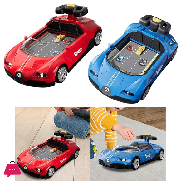 Simulated Driving Race Car Game Musical Steering Wheel Toy For Kids 4 Simulated Driving Race Car Game Musical Steering Wheel Toy For Kids - Image 2