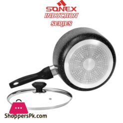Sonex Induction Galaxy Sauce pan Non stick Inner or Outer Marble coating 20cm 50173