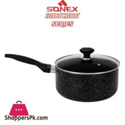 Sonex Induction Galaxy Sauce Pan Non Stick Inner Or Outer Marble Coating 20Cm 50173