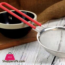 Stainless Steel 2 Layer 30 Fine Mesh Strainer Kitchen Flour Handheld Screen Mesh Flour Sieve (3Pcs)