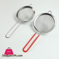 Stainless Steel 2 Layer 30 Fine Mesh Strainer Kitchen Flour Handheld Screen Mesh Flour Sieve (3Pcs)