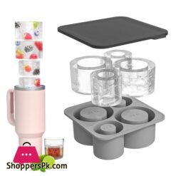 Stanley Ice Cube Maker With Lid 4 Hollow Cylinder Ice Cube Molds