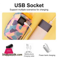 Usb Milk Water Warmer Travel Stroller Insulated Bag Baby Nursing Bottle Heater Safe Kids Supplies
