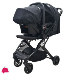 Baby Pram Folding Compact Stroller With Car-Seat Carrycot 3-in-1 Baby Strollers