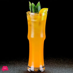 Bamboo Shape Collins Glass Water Glass Juice Glasses - 460Ml