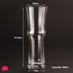 Bamboo Shape Collins Glass Water Glass Juice Glasses - 460Ml