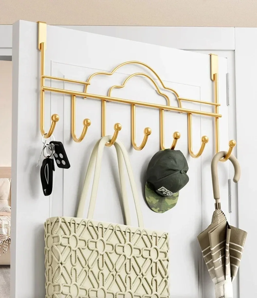 Door Hooks No Punch Needed Extendable Hanging Organizer For Towels