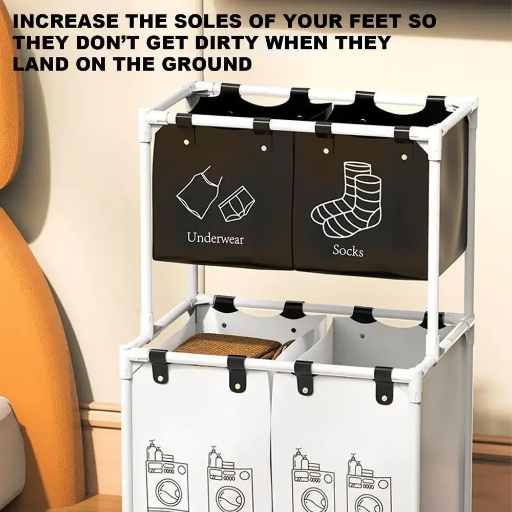 Folding Laundry Basket Dirty Clothes Storage