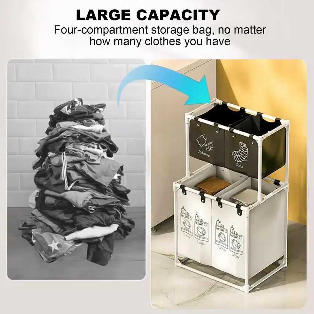 Folding Laundry Basket Dirty Clothes Storage