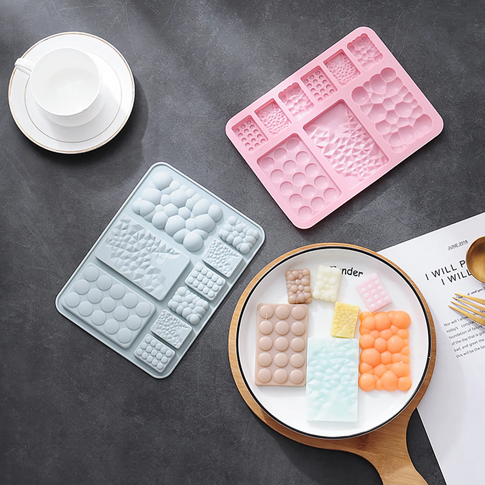 Fondant Mold Three Patterns Cake Decorating Fondant Mold