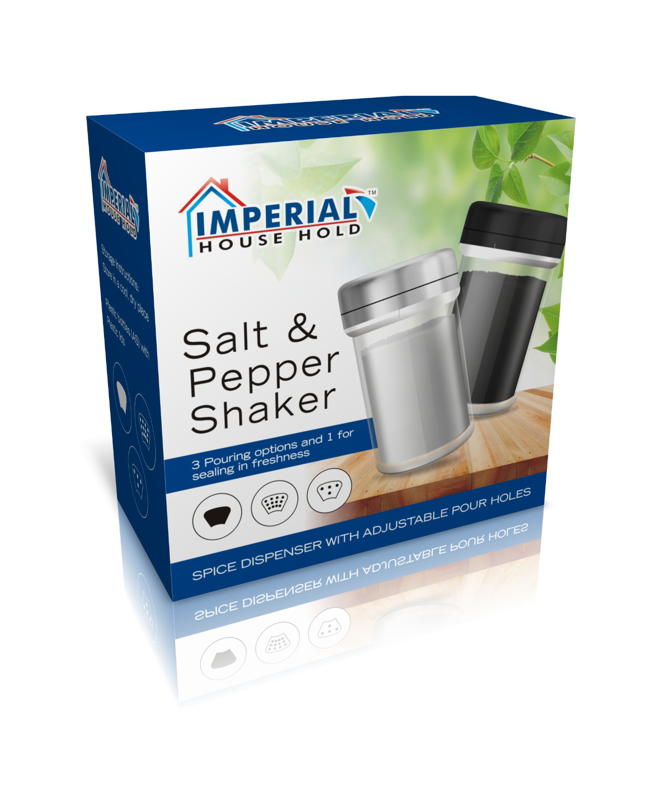 Imperial Salt &Amp; Pepper Shaker Set Of 2