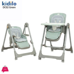 Kidillo 2 In 1 High Chair &Amp; Swing - Dc02