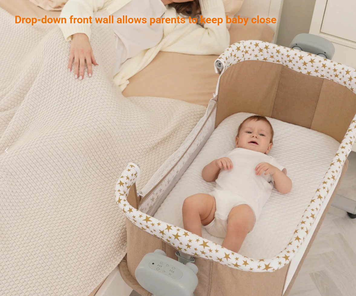 Multi-Functional Bassinet Use Automatic Cradle Baby Rocker Bed Electric