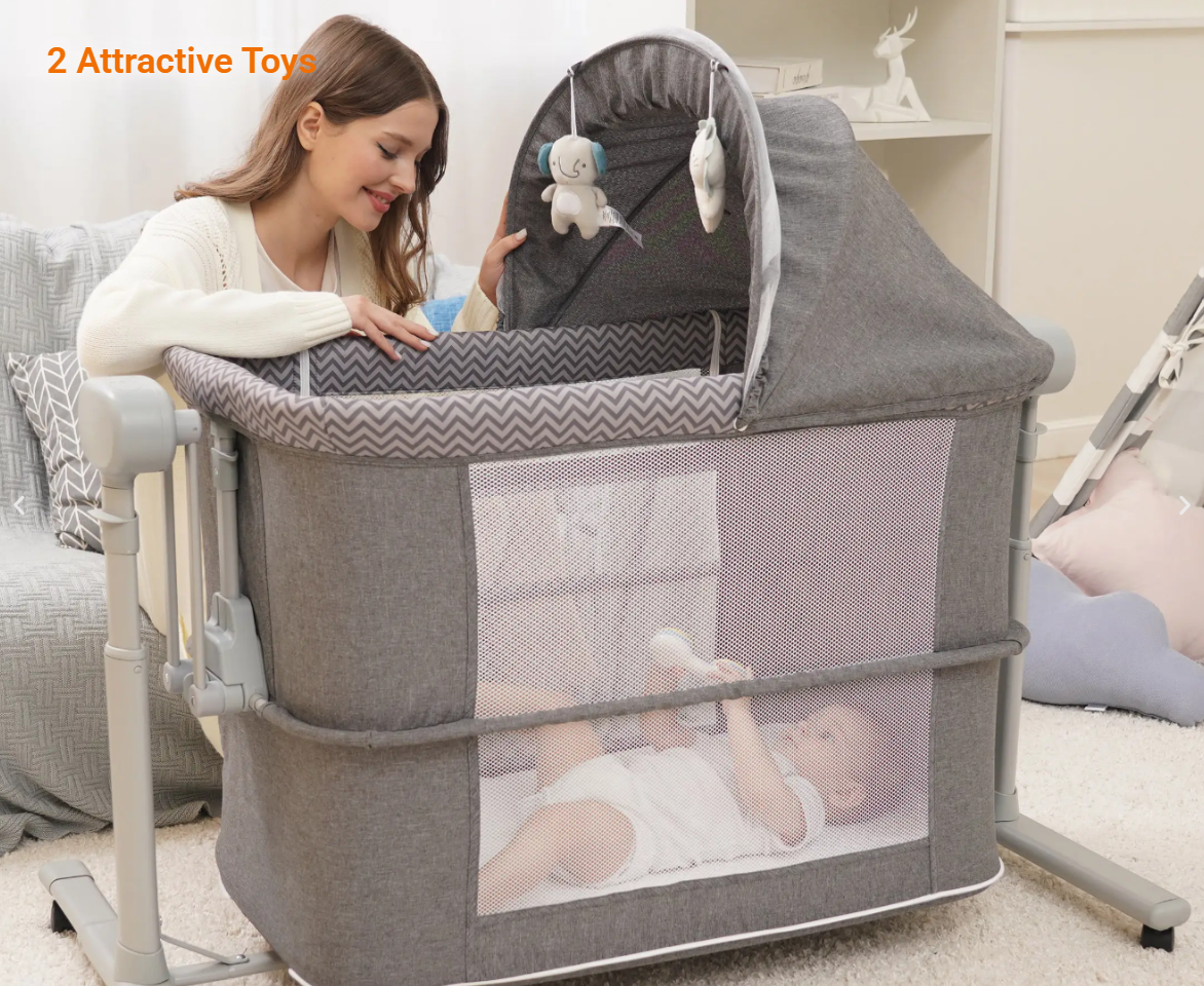 Multi-Functional Bassinet Use Automatic Cradle Baby Rocker Bed Electric 9 Multi-Functional Bassinet Use Automatic Cradle Baby Rocker Bed Electric