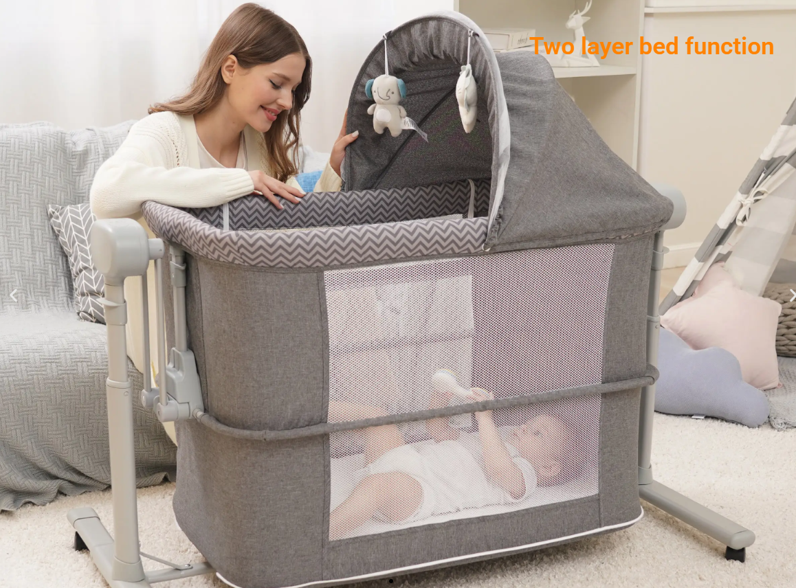 Multi-Functional Bassinet Use Automatic Cradle Baby Rocker Bed Electric 4 Multi-Functional Bassinet Use Automatic Cradle Baby Rocker Bed Electric