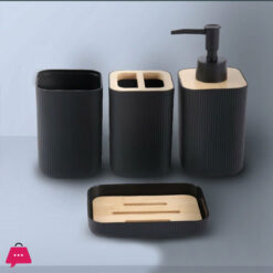 Plastic Bathroom Set 4 Pcs