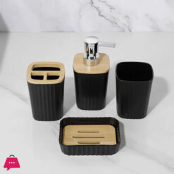 Plastic Bathroom Set 4 Pcs