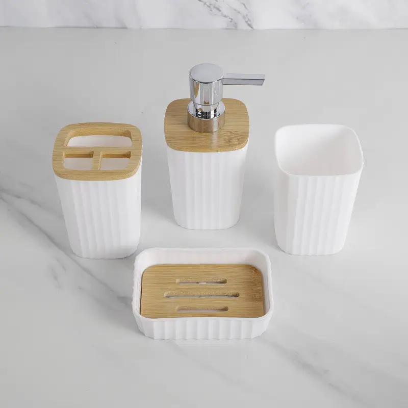 Plastic Bathroom Set 4 Pcs 10 Plastic Bathroom Set 4 Pcs