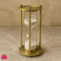 Sand Timer hour Glass Fancy with Metal Base  25-30 minutes Time approximately