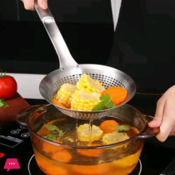 SS Strainer Bowl with Handle - 14CM