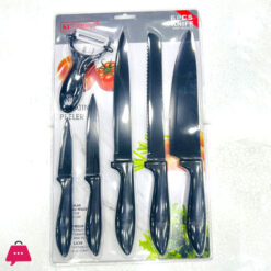 Stainless Steel 6 Pcs Kitchen Knife Set 5 Stainless Steel 6 Pcs Kitchen Knife Set