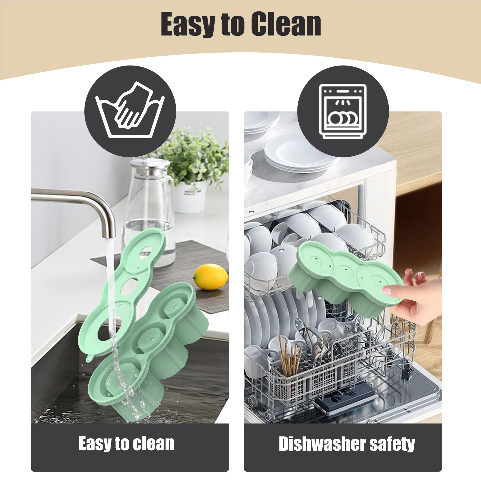 Stanley Ice Cube Maker With Lid 3 Hollow Cylinder Ice Cube Molds