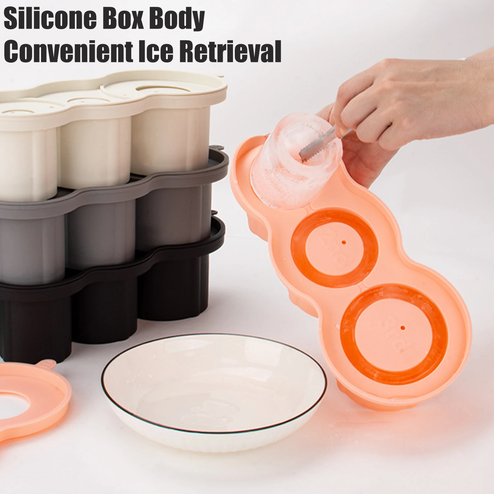 Stanley Ice Cube Maker With Lid 3 Hollow Cylinder Ice Cube Molds