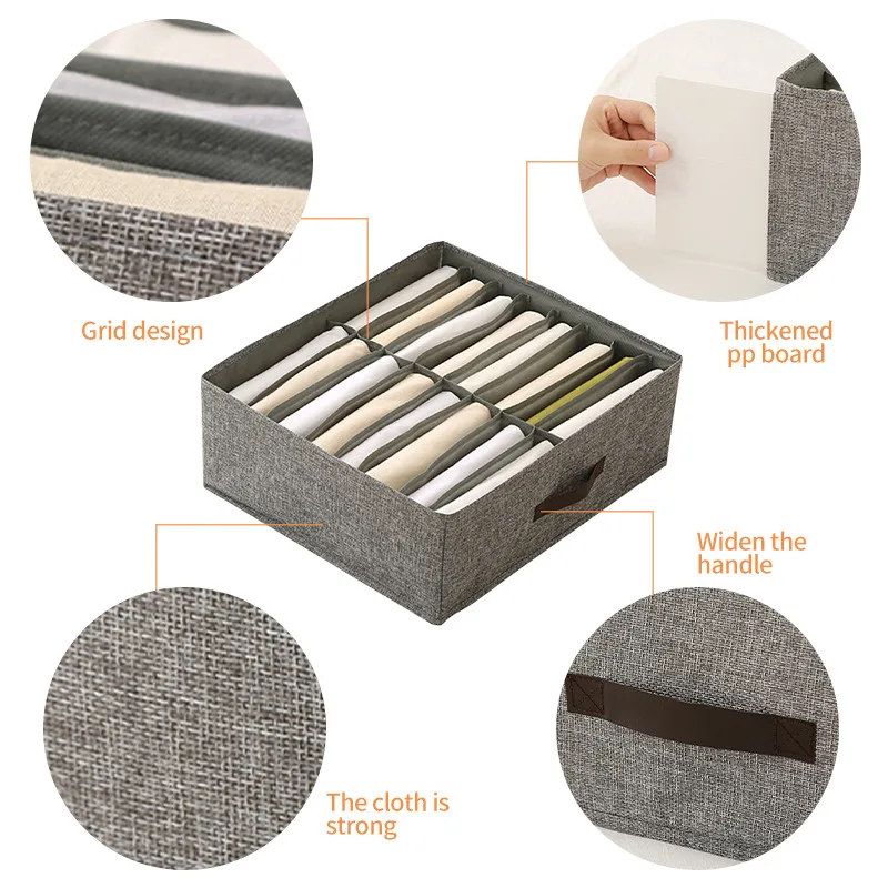 Wardrobe Clothes Organizer Cabinet Drawers Separator Box -16 Grid 16 Wardrobe Clothes Organizer Cabinet Drawers Separator Box -16 Grid